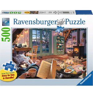 Ravensburger 500 pcs Large Format Puzzle-Cozy Retreat New sealed